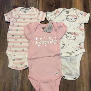 Gerber onsie 3pc set